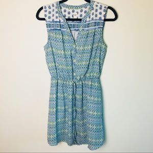 GAP Sleeveless Drawstring Shirt Dress